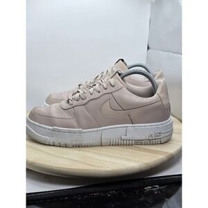 Womens Size 9.5-Nike Air Force 1 Pixel Particle Beige Casual Sneakers CK6649-200